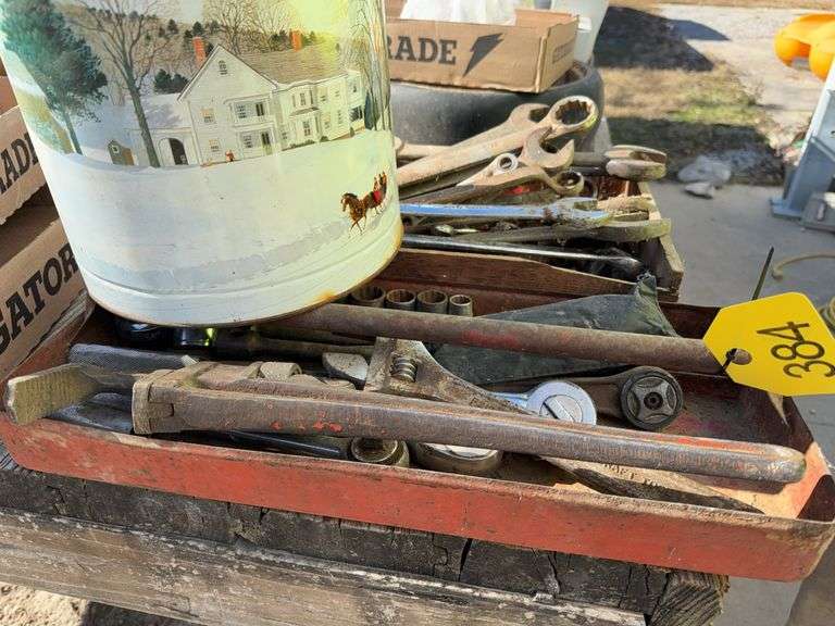 Open End And Combination Wrenches, Pipe Wrench And Socket Sets