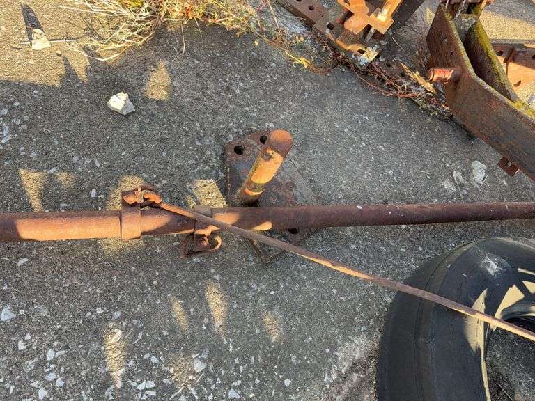 Shop Built 3 Point Carriers, (2) Sections Of Drag Harrow, And More Scrap Iron