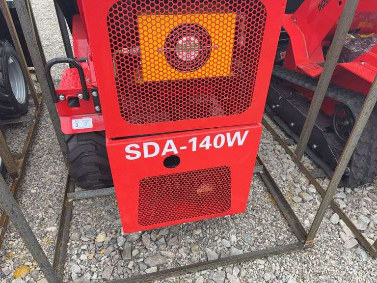 Unused AGT Industrial Wheel Loader, Model SDA-140W, 15 Hp Gas Engine, Quick Tach Material Bucket (43”), Canopy needs to be Installed, Headlights, Hydraulic Hookups,