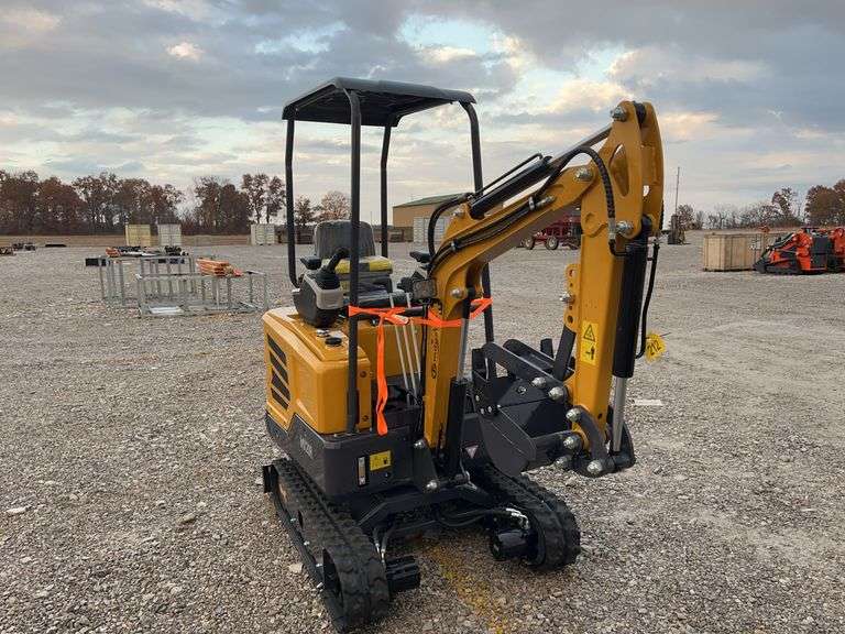 Unused AGT MX20R Mini Excavator, Pilot Controls, 17” Bucket, Manual Thumb, 43” Push Blade, 7” Rubber Tracks, Auxiliary Hydraulics, 739cc/23HP Engine