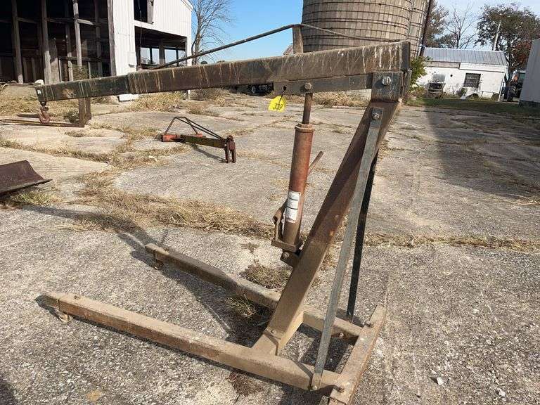 3-Ton Long Ram Jack/Engine Hoist, Steel Wheels Expandable Legs and Ram, Works As It Should