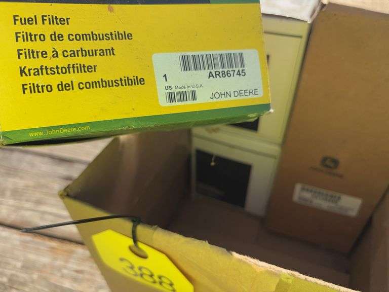 Miscellaneous John Deere Filters, Gear Lubricant SAE 890W-90,