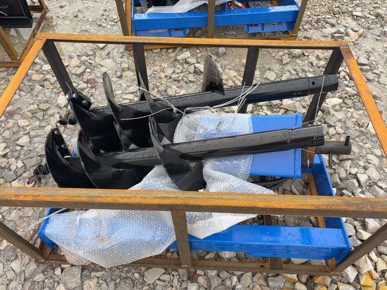 Unused AGT Heavy Duty Skid Steer Auger w/ 3 Bits, 6”,12”, 14”,