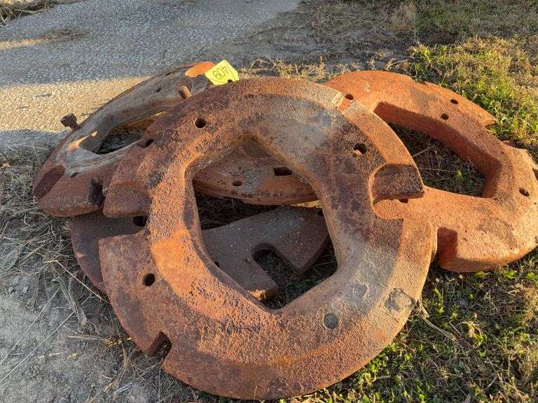 (5) IH Rear Wheel Weights, Part Number 6818 D