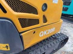 Unused AGT QK20R Mini Excavator, 23hp,16.8kw, Gas Engine with EPA, 17” Bucket With 3 Replaceable Teeth, 43” Blade,, 7” rubber tracks, Bent Right Side LowerPanel,