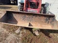 1999 Massey Ferguson 6280 4 WD w/ Loader MF1080 Loader 8’ wide Bucket and Pallet / Bale Forks, Loader Hydraulics Are Plumbed To Rear Remotes, Quick Attach, Serial # L142017, 122 Hp, Perkins Diesel Engine,Transmission 4 Gear Dyna Shift,Left Hand F/R,  Rear Tires are 18.4 R38 tires have cracks 40% Tread, Front Tires are 14.9 R28 tires have cracks 40% Tread, 4 Remotes, Quick Hitch, Cab in Fair Condition, Heat/AC, AM/FM Radio, 2274.5 verified Hours, Seat Fabric is Torn, Front Left Hood is Dented, Fuel Pump is Leaks Diesel Fuel when Running,