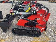 Unused AGT LRT 23 Mini Skid Steer Loader, 23HP, Gasoline Engine, 7” wide Rubber Tracks, 31” Wide Bucket, Stand On Operator Position, Headlights, Hydraulic Hookups on Boom,