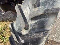 1999 Massey Ferguson 6280 4 WD w/ Loader MF1080 Loader 8’ wide Bucket and Pallet / Bale Forks, Loader Hydraulics Are Plumbed To Rear Remotes, Quick Attach, Serial # L142017, 122 Hp, Perkins Diesel Engine,Transmission 4 Gear Dyna Shift,Left Hand F/R,  Rear Tires are 18.4 R38 tires have cracks 40% Tread, Front Tires are 14.9 R28 tires have cracks 40% Tread, 4 Remotes, Quick Hitch, Cab in Fair Condition, Heat/AC, AM/FM Radio, 2274.5 verified Hours, Seat Fabric is Torn, Front Left Hood is Dented, Fuel Pump is Leaks Diesel Fuel when Running,