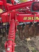 Sunflower 6630 Vertical Tillage Disc, 27’ Wide, Single Rolling Basket, 22” Front Blades, 24” Rear Blades, S/N. AGCS66300DZVRT344X27