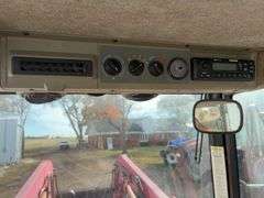 1999 Massey Ferguson 6280 4 WD w/ Loader MF1080 Loader 8’ wide Bucket and Pallet / Bale Forks, Loader Hydraulics Are Plumbed To Rear Remotes, Quick Attach, Serial # L142017, 122 Hp, Perkins Diesel Engine,Transmission 4 Gear Dyna Shift,Left Hand F/R,  Rear Tires are 18.4 R38 tires have cracks 40% Tread, Front Tires are 14.9 R28 tires have cracks 40% Tread, 4 Remotes, Quick Hitch, Cab in Fair Condition, Heat/AC, AM/FM Radio, 2274.5 verified Hours, Seat Fabric is Torn, Front Left Hood is Dented, Fuel Pump is Leaks Diesel Fuel when Running,