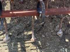 Kewanee Field Cultivator, 18’ Wide, Hydraulic Folding, Rolling Baskets in Back, Shovels Are Worn and Some Missing, 11L-15 SL Tires Fair Some Have Cracks, Hydraulic Lines Need Attention