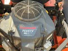 Husqvarna M-ZT 52, 52” Cut, Hydrostatic Drive, Kawasaki FS651V 22HP, Gas Engine, Tires Hold Air, Starts and Runs, 417.2 Engine Hours,