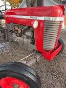 Massey-Ferguson Super 90, Multi-Power Ferguson System, Starts And Runs, Tires are Dry Rotted, 540 PTO, 3 pt Hitch, Repainted. New Canopy Canvas