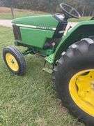 John Deere 990 Compact Tractor, Yanmar 40 HP 4 Cylinder Engine, ROPS,  14.9-24 Rear Tires 50% (Cracked), 6.00-16 Fronts 80%, Rear PTO, Category 1   3 Point Hitch, ROPS, Tachometer Works, Hour Meter Not Working, Fuel And Temp Gauges Working, 9 Forward Speeds, 3 Reverse Speeds, Strong Clutch , Brakes Work, Starts And Runs With No Know Issues, Power Steering 2 Wheel Drive
