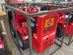 Unused AGT Industrial Wheel Loader, Model SDA-140W, 15 Hp Gas Engine, Quick Tach Material Bucket (43”), Canopy needs to be Installed, Headlights, Hydraulic Hookups,