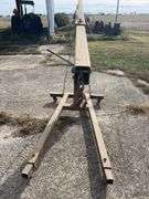 3-Ton Long Ram Jack/Engine Hoist, Steel Wheels Expandable Legs and Ram, Works As It Should