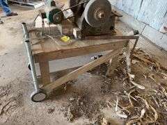 Bench Grinder w/ (2) 2” Grinding Wheels, Does Run, Dayton Motor 1/2 hp, Model # 6K714J