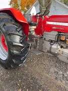 Massey-Ferguson Super 90, Multi-Power Ferguson System, Starts And Runs, Tires are Dry Rotted, 540 PTO, 3 pt Hitch, Repainted. New Canopy Canvas