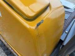 Unused AGT QK20R Mini Excavator, 23hp,16.8kw, Gas Engine with EPA, 17” Bucket With 3 Replaceable Teeth, 43” Blade,, 7” rubber tracks, Bent Right Side LowerPanel,