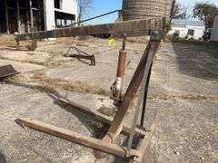 3-Ton Long Ram Jack/Engine Hoist, Steel Wheels Expandable Legs and Ram, Works As It Should