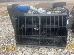 Unused AGT Skid Steer Concrete Mixer Attachment, Model SSCM61S, 48” Working Width, Chain Driven Paddles, Approximately 1/2 Cubic Yard Capacity, Wired Remote Control, Bottom Discharge With Hydraulic Operated Gate, Mix Speed 50-70 RPM, Requires 18-36 GPM