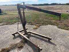 3-Ton Long Ram Jack/Engine Hoist, Steel Wheels Expandable Legs and Ram, Works As It Should