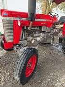 Massey-Ferguson Super 90, Multi-Power Ferguson System, Starts And Runs, Tires are Dry Rotted, 540 PTO, 3 pt Hitch, Repainted. New Canopy Canvas