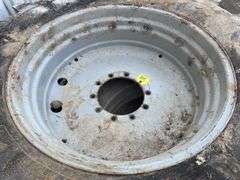 (2) Michelin 18.4R38 Tires 90% Tread on 10 Bolt Dual Rims