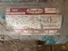 Bench Grinder w/ (2) 2” Grinding Wheels, Does Run, Dayton Motor 1/2 hp, Model # 6K714J