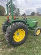 John Deere 990 Compact Tractor, Yanmar 40 HP 4 Cylinder Engine, ROPS,  14.9-24 Rear Tires 50% (Cracked), 6.00-16 Fronts 80%, Rear PTO, Category 1   3 Point Hitch, ROPS, Tachometer Works, Hour Meter Not Working, Fuel And Temp Gauges Working, 9 Forward Speeds, 3 Reverse Speeds, Strong Clutch , Brakes Work, Starts And Runs With No Know Issues, Power Steering 2 Wheel Drive