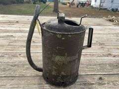 2 Gallon Bottom Drain Oil Can, Drain does Work,