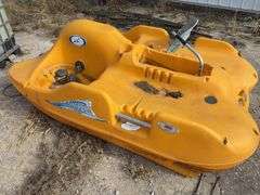 Water Bee Paddle Boat, 8’ Long X 5’ Wide, 1 seat Missing, Does Float,