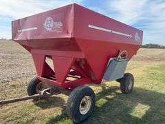 E-Z Trail Grain Wagon Model 3400, Hopper Door Does Operate, Tires Hold Air, 20% Tread Left, 300 Bushel