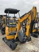 Unused AGT QK20R Mini Excavator, 23hp,16.8kw, Gas Engine with EPA, 17” Bucket With 3 Replaceable Teeth, 43” Blade,, 7” rubber tracks,