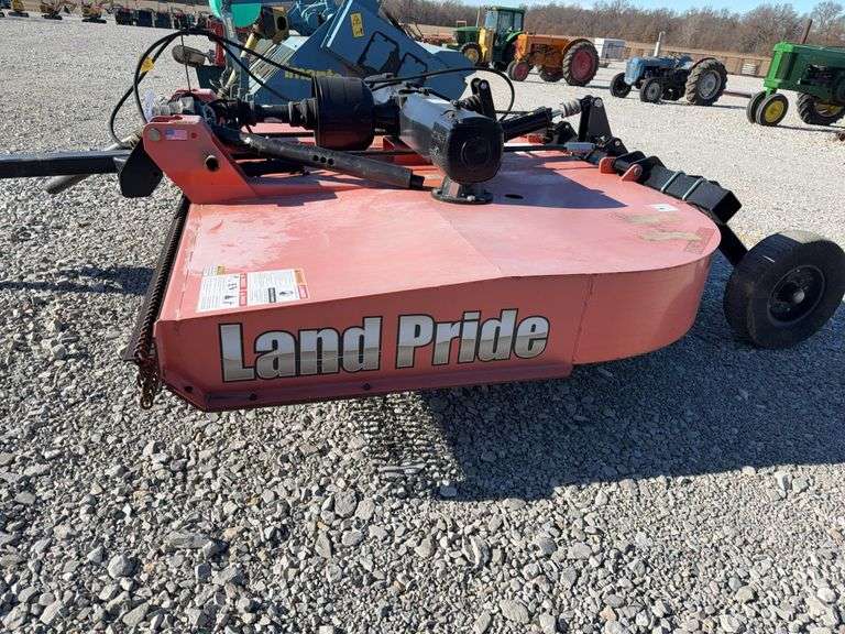 LandPride RCF 3010 Rotary Mower, Rigid Frame, 540 PTO, 10’ Working Width, (2) Laminated Tires, Stump Jumpers, (3) Gear Boxes, Slip Clutch, CV Shaft, Excellent Deck W/ Slight Paint Fade, Safety Chains Front And Rear, Nice Straight Mower