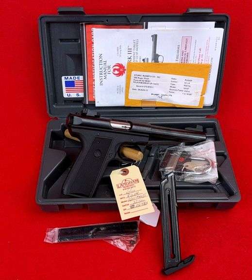 Ruger 22/45 Mark III Target Model .22 Cal Pistol