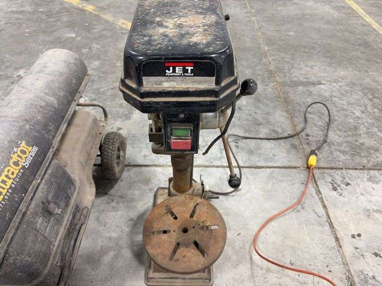 Jet Table top Drill Press, 1/2hp, 1 phase, 115 volt, 14” Swing, 5/8” capacity, Does Work,