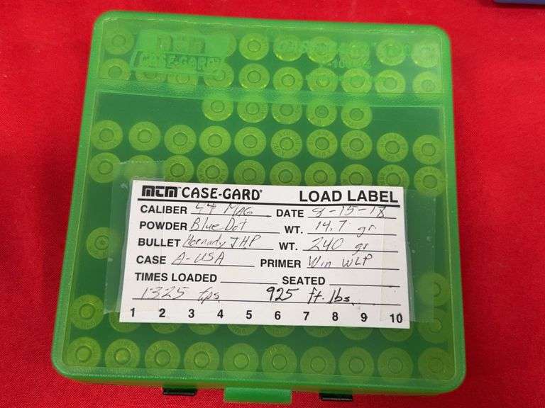 158 +/-    .44 Magnum Ammo Rounds