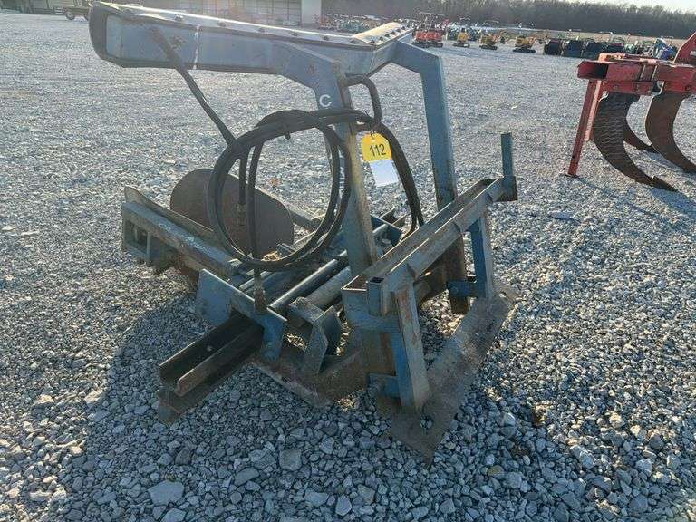 Caretree Machine, Used To Move Up to 40” Bagged Trees, From A Nursery Going Out Of Business, Working Condition, Skid Steer Universal Mount,