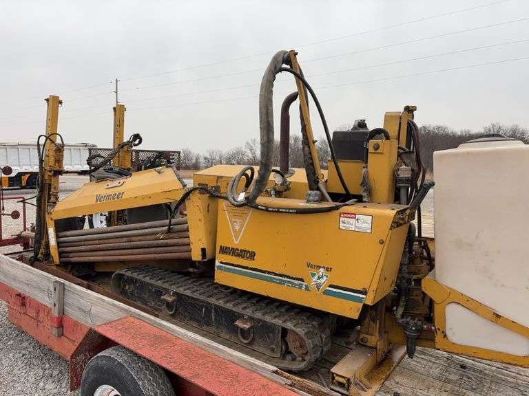 711 Vermeer D 7x11a Directional Bore Machine, 3843 Machine Hours, Includes Several Drill Rods,  Fully Functional Machine, Many New Parts, Kubota Diesel Engine, Adjustable Width Tracks, New Tracks, Consigned By A Construction Company, Starts And Runs With No Known Issues
