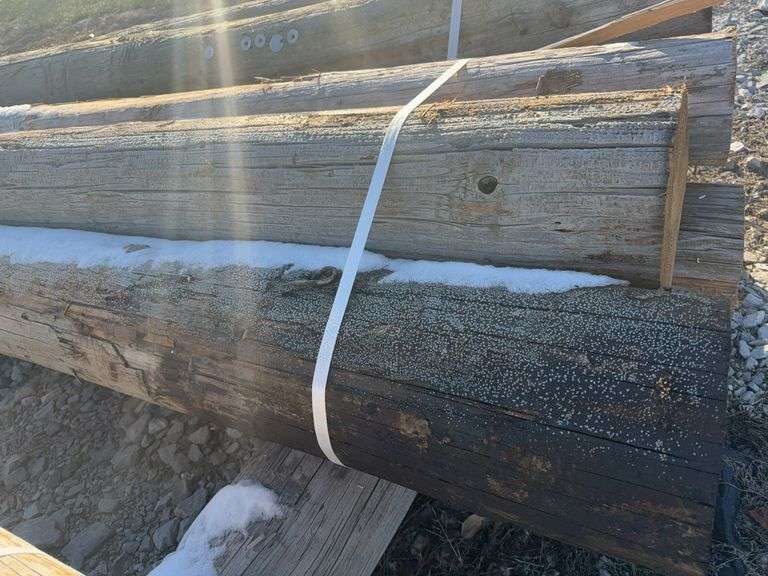 (10) 8’ Telephone Pole Posts
