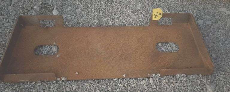 Wuxi 1/4” Universal Quick Attach Mount Plate, unprimed, 2 Sight Holes