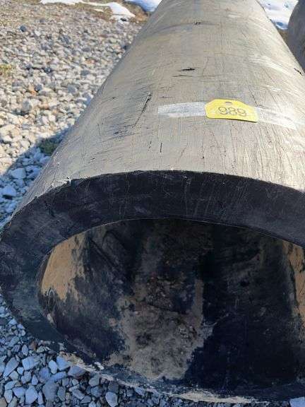 Plastic Fusion Pipe, 25”ID x 85” Long x 3” Thick