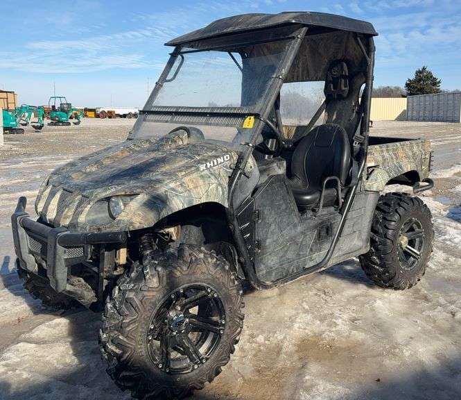 (TITLE) 2008 Yamaha Rhino 700 CC Side By Side, New Tires, Automatic Transmission, 674 Hours,Ducks Unlimited Edition, Fuel Injection, New Battery, Fresh Oil Change, Title In Hand, Starts And Runs with Now Known Issues