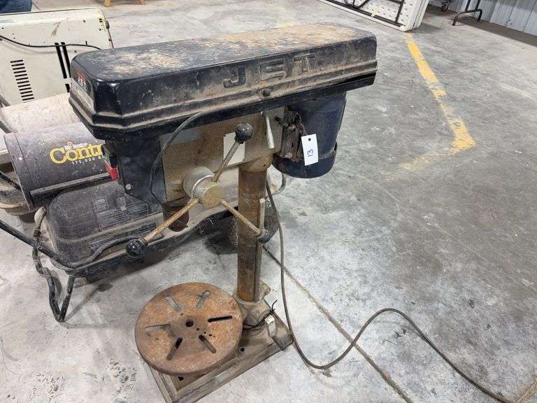 Jet Table top Drill Press, 1/2hp, 1 phase, 115 volt, 14” Swing, 5/8” capacity, Does Work,