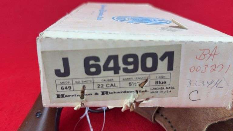 Harrington & Richardson Model 649 .22Cal/22 Mag Revolver