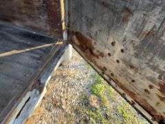 40’ Storage Container, Doors on Rear Only, Floor is in good condition, Roof needs new coating some minor water leakage, rear door is rotted at the bottom, Back Doors do not Latch, Inspect and Load Container at 202 Sieman Street, Sorento, IL. 62086.