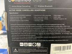 (4) Conambo Active Noice Canceling Headphone, Compatible With Android IOS WP, Unused Seal Is Broken, Model CQ6
