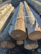 (10) 8’ Telephone Pole Posts