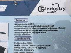 Unused AGT Skid Steer Hydraulic Breaker/Hammer, Model SSHH680, Working Weight, 900lbs, Working Flow 9.5-16 GPM, Impact Rate 400-700 BPM, Chisel Diameter 2.7”, Comes With 2 Chisels